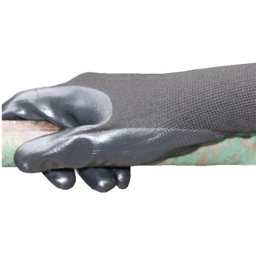 NMSAFETY Black Nitrile Gloves for mechanics and industrial